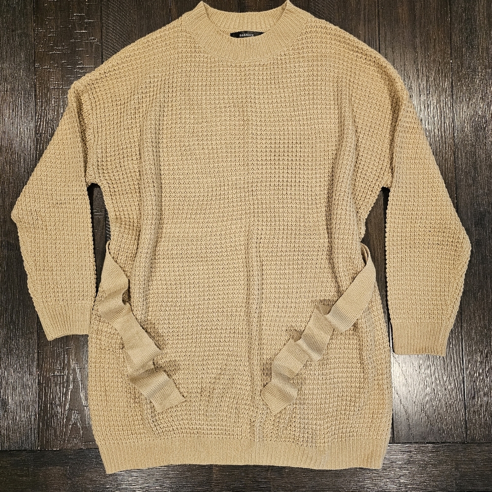 Women's Fashion Sweater Dress  | Knitted Sweater | Large